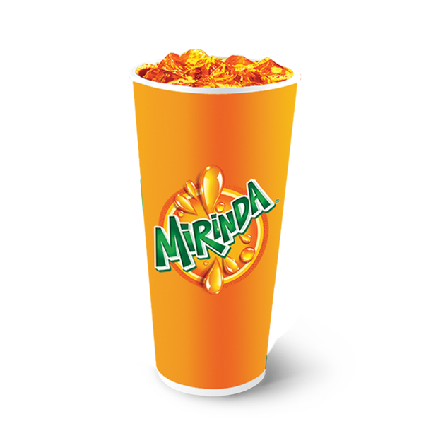 Mirinda 0,5 л в КФС меню 2025 с ценами и фото на сегодня